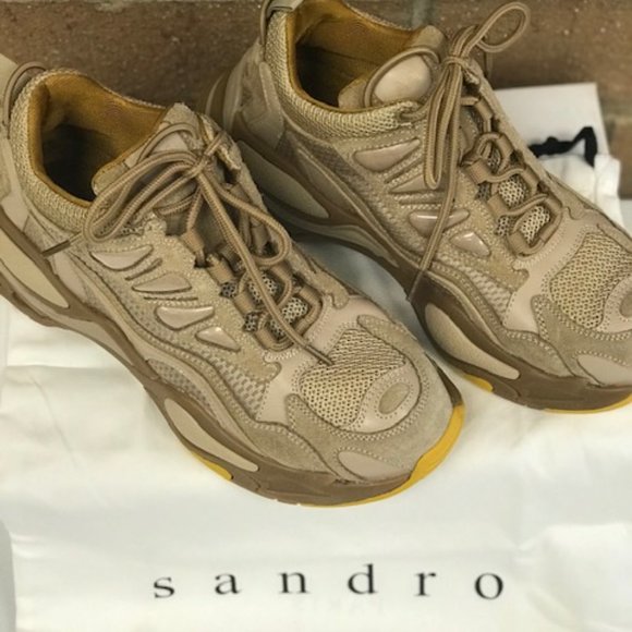 NEW Sandro Paris Astro Sneakers - Picture 3 of 5
